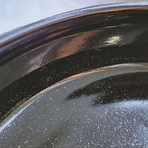 Vtg handmade stoneware snack serving bowl - Picture 9 of 10